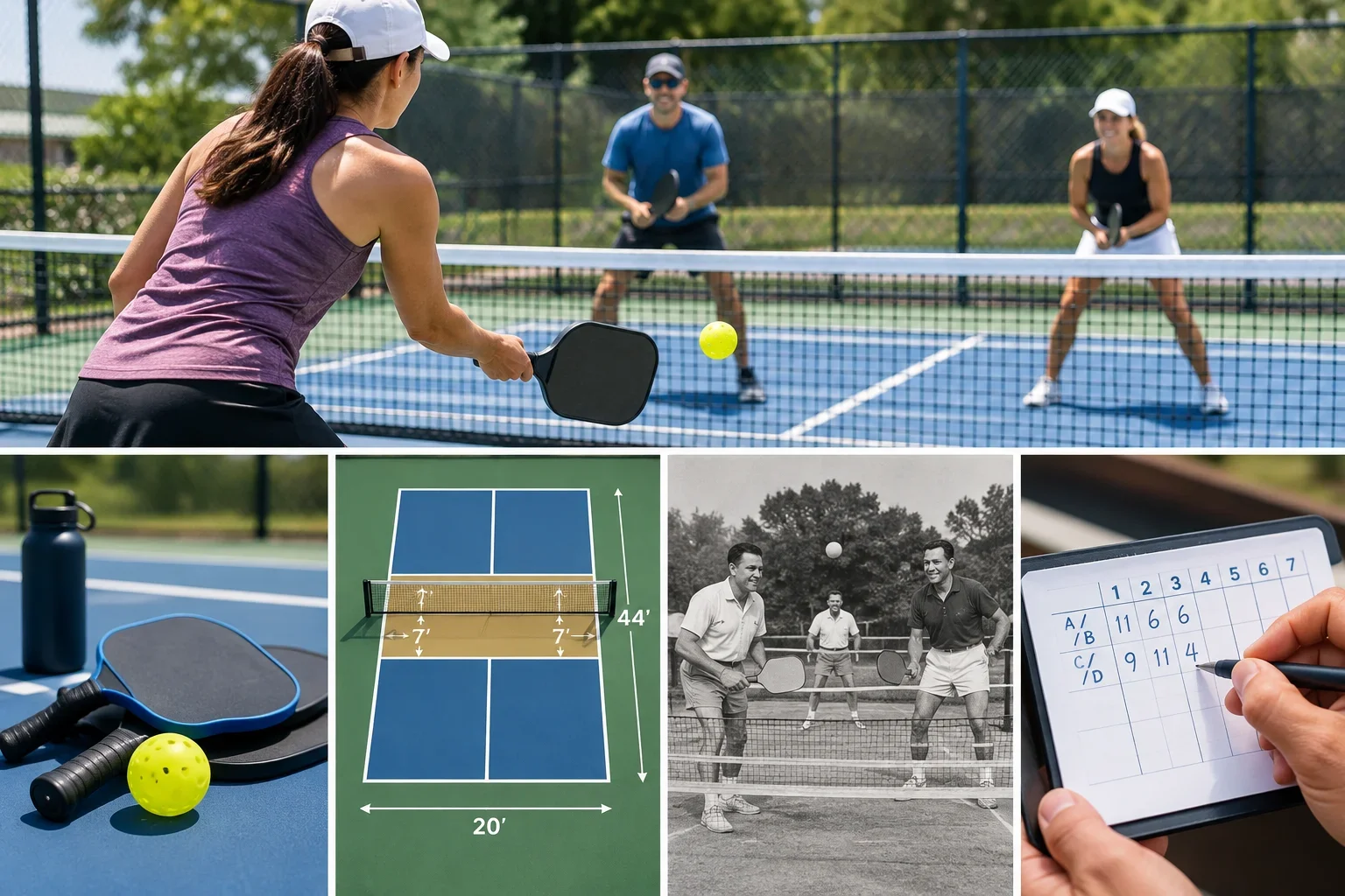 Pickleball 101: The Complete Beginner’s Guide to Rules, Scoring, and History